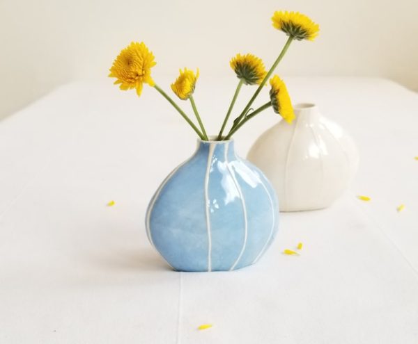 Ceramic vase. Table decor.