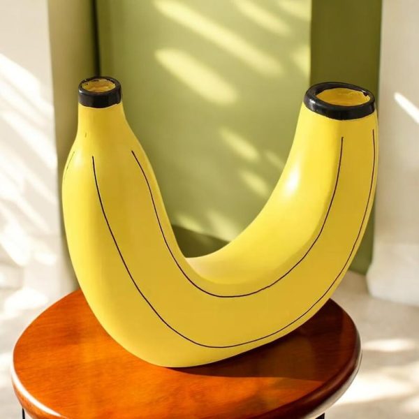 Banana-Shaped Vase